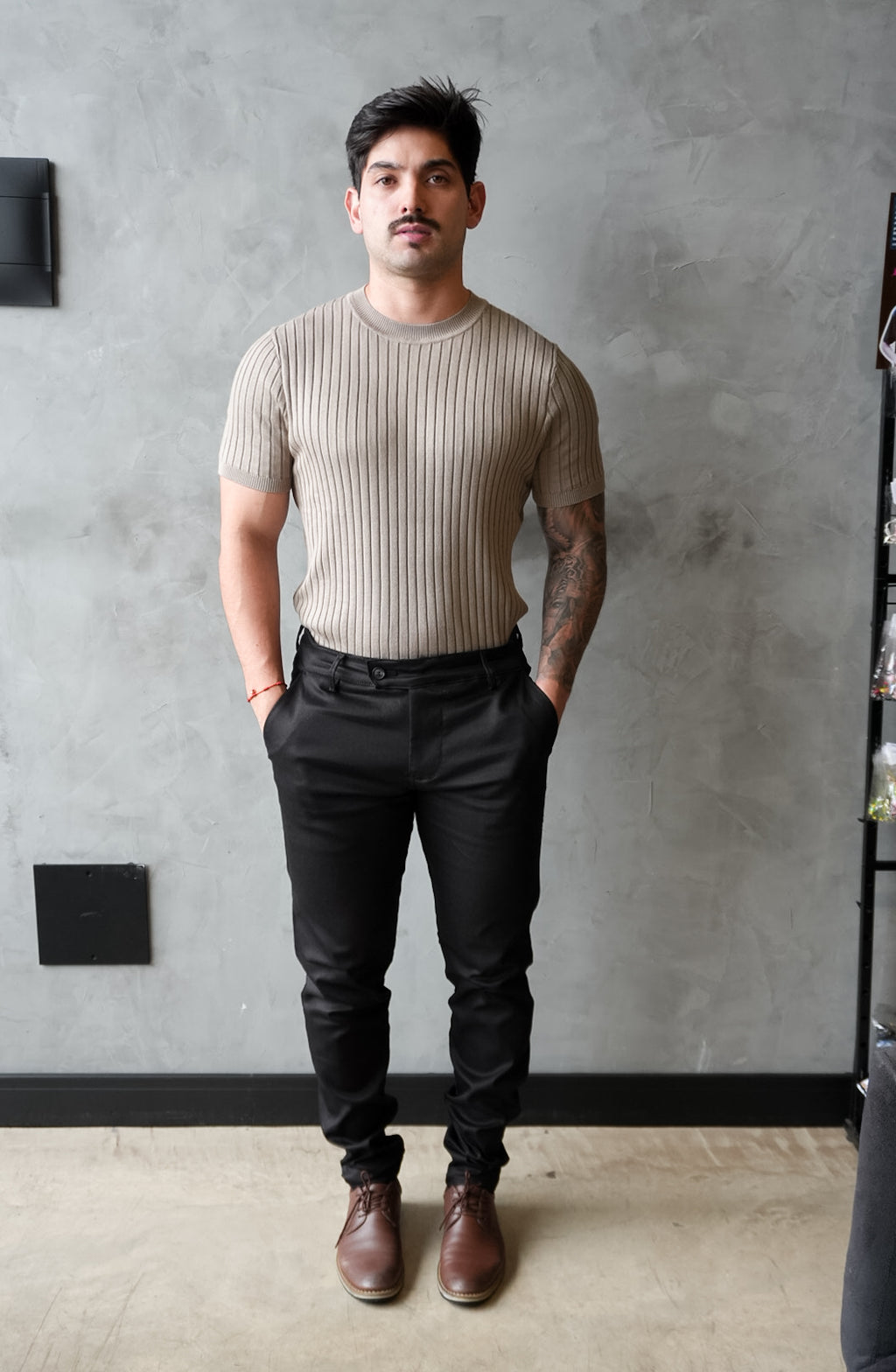 Calça London Slim Fit Preta