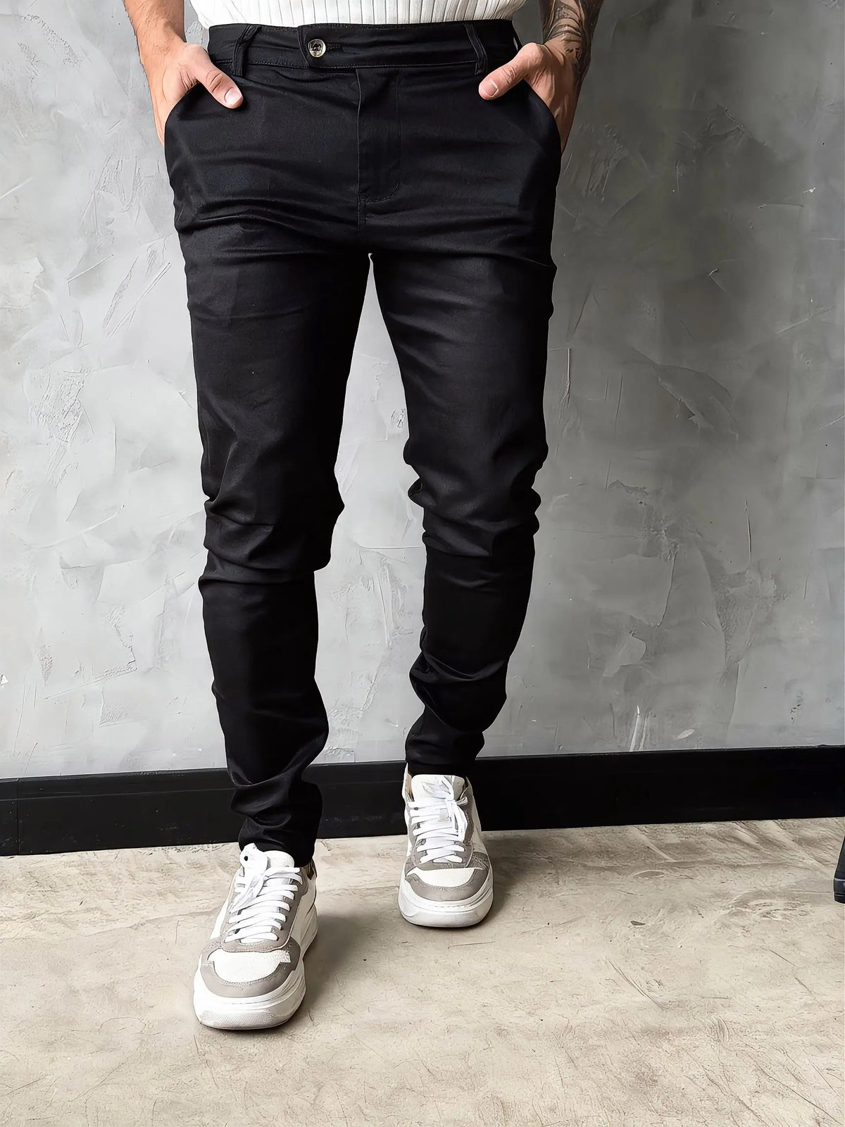 Calça London Slim Fit Preta