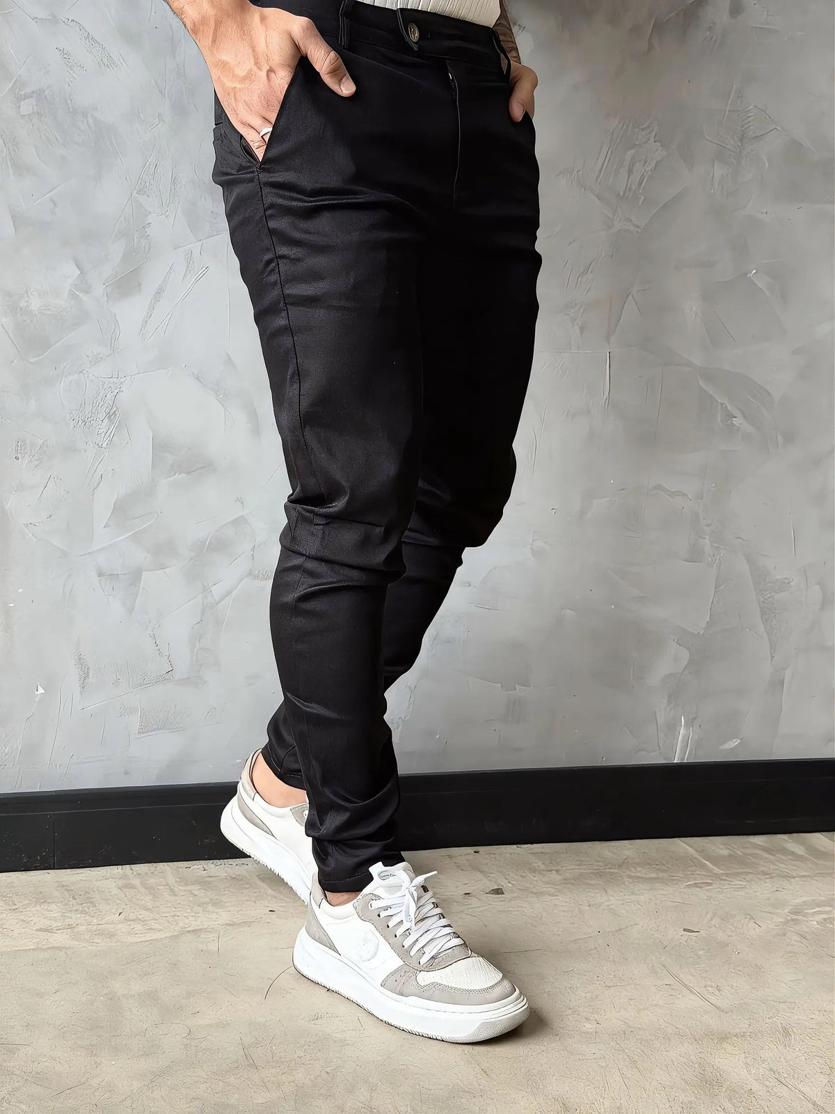 Calça London Slim Fit Preta