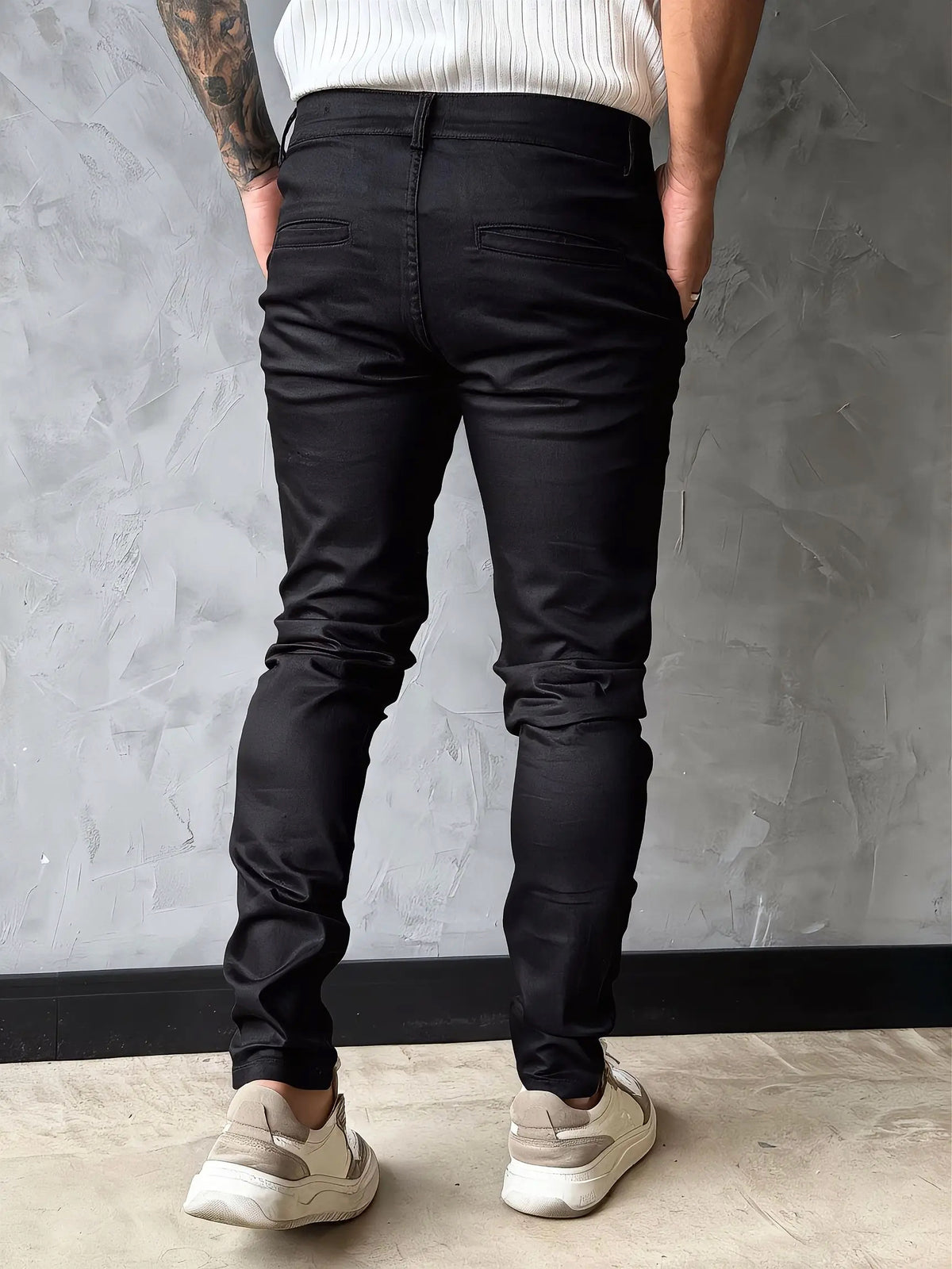 Calça London Slim Fit Preta