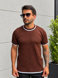 Camiseta Tricot Siena Marrom
