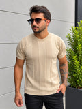 Camiseta Tricot Genova Bege.